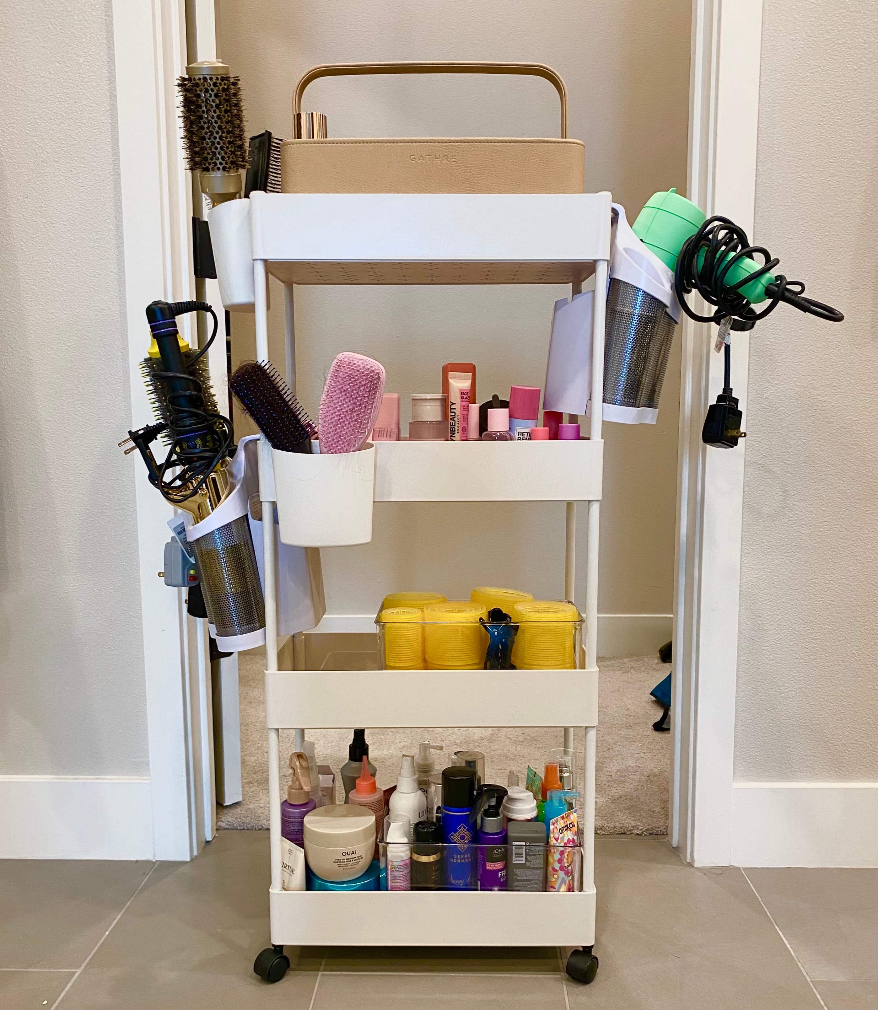 Hair Tools and Hair Product Organization (This is a LIFE SAVER
